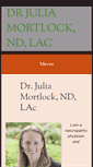 Mobile Screenshot of drjuliamortlock.com